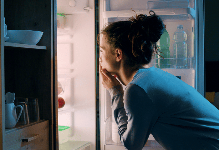 Blick in den Kühlschrank