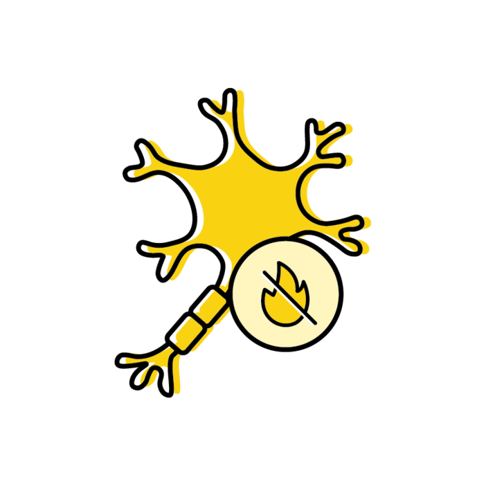 Icon Reduzierung von Entzündungen im Nervensystem
